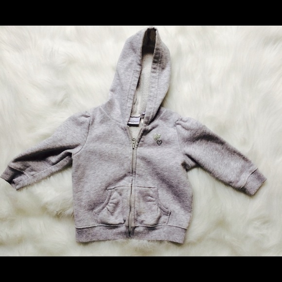 🌪Baby Girls Gray Sweater hoodie🌪 - Picture 1 of 3